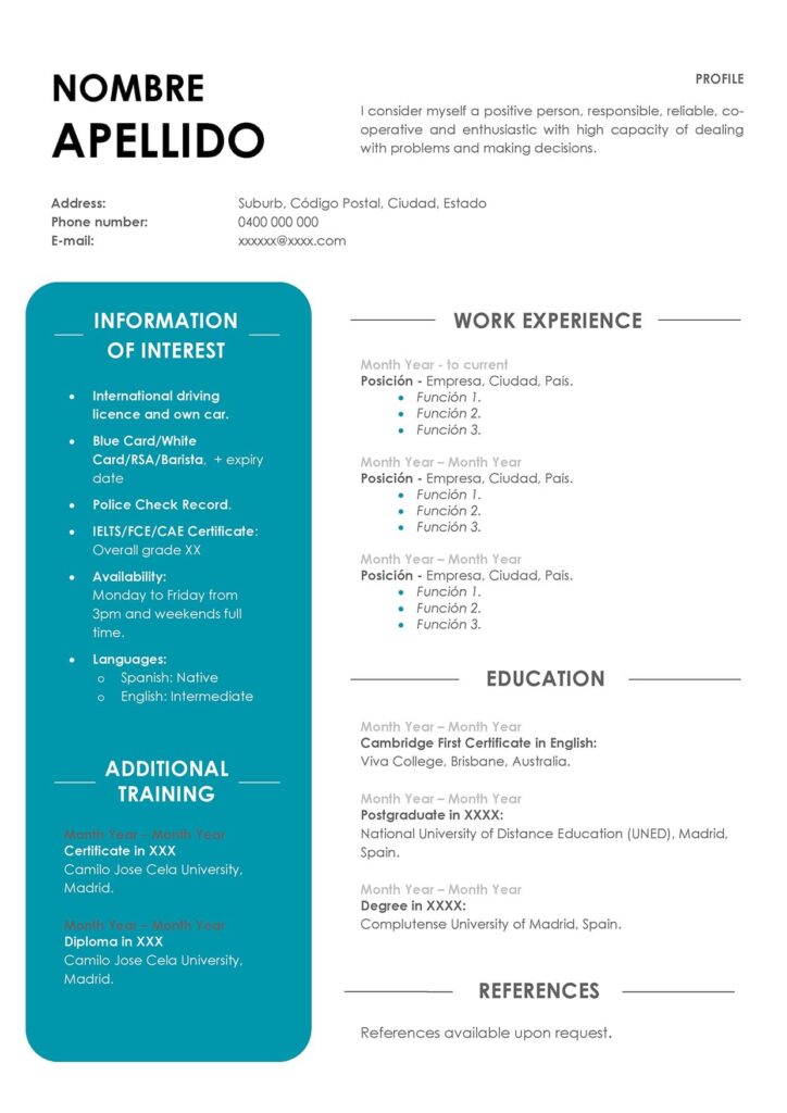 Cómo preparar tu CV para jobs en Australia 1 como preparar tu cv para jobs en australia