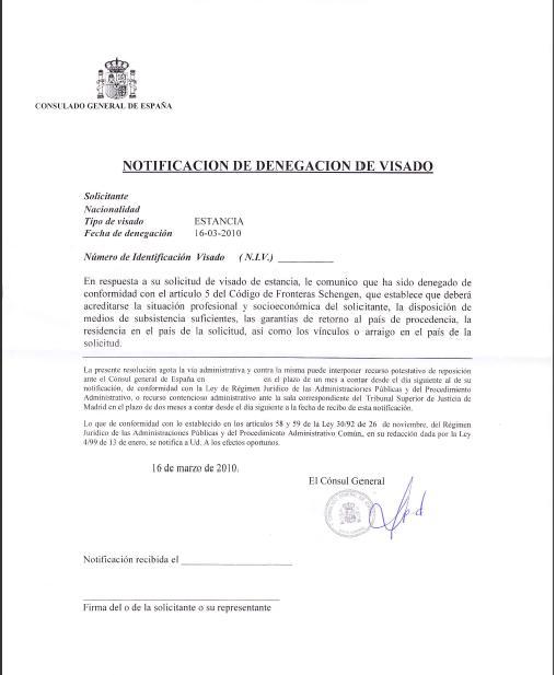 Documentos para apelación de visa denegada en Europa 1 documentos para apelacion de visa denegada en europa