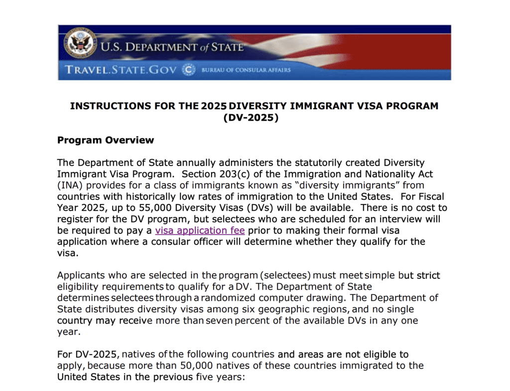 Guía para programas de lotería de visas 1 guia para programas de loteria de visas 1