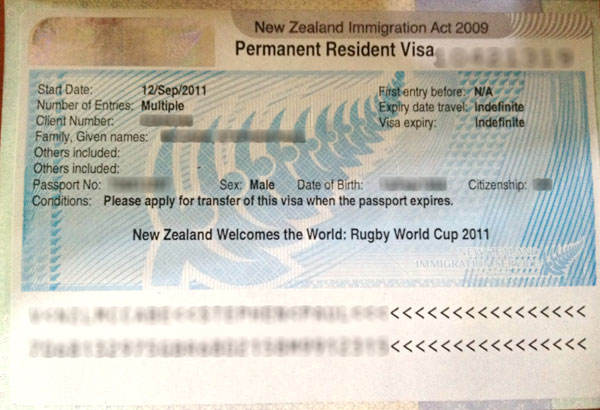 Requisitos para visa de residencia en Nueva Zelanda 1 requisitos para visa de residencia en nueva zelanda